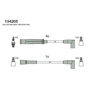 Bilde av HITACHI 134205 Pluggledninger