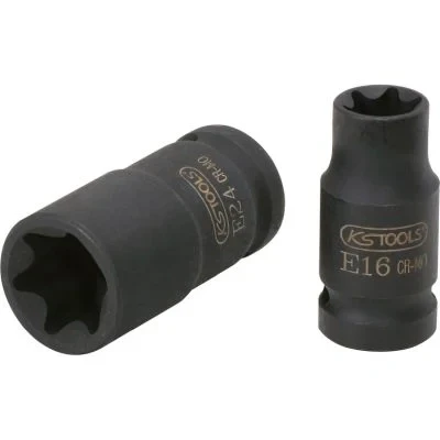 Bilde av KS TOOLS 911.0963 Kraftpipe 38 E18 12,5 (1/2&quot;) E profil, utvendig torx