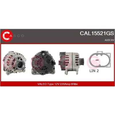 Bilde av CASCO CAL10300AS Dynamo 12V 150A RENAULT: TRAFIC 2 Bus, Kasten, MEGANE Coupe Cabriolet, OPEL: Vivaro A Van, Combi