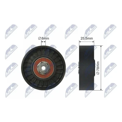 Bilde av Løpehjul, kilerem, audi,ford,seat,vw, 028 145 278 A, E, 278, 028145278, 028145278A, 028145278E, 1051901, 28145278, V