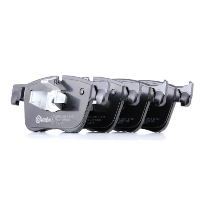 Bilde av BREMBO P 61 135 Bremseklosser klargjort for slitasjeindikator med kolbleklips uten tilbehør PEUGEOT: 3008 II SUV, I, 5008