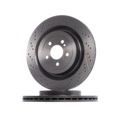 Bilde av BREMBO COATED DISC LINE 09.B879.11 Bremseskiver 360 26 5 innvendig ventilert, slisset / perforert belagt høy karbon med skruer