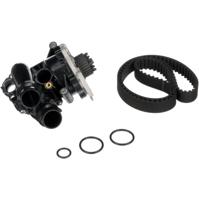 Bilde av GATES KP1TH15698XS 2 vannpumpe + Registerreimsett med termostat VOLKSWAGEN: Passat B6 Variant, Tiguan I, GOLF 6, AUDI: Q5, A3 Sportback
