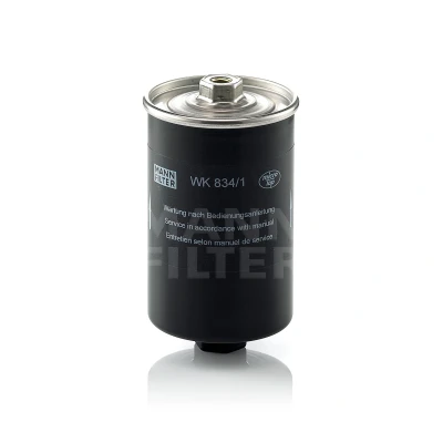 Bilde av MANN FILTER WK 834/1 Drivstoffilter ledningsfilter AUDI: Coupe B3, A6 C4 Avant, 100 Sedan, VOLKSWAGEN: GOLF 2, 1 Cabriolet