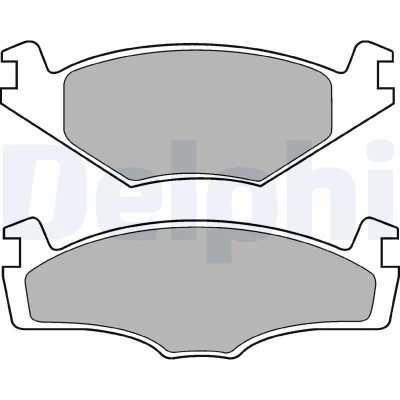 Bilde av Bremseklosser sett, Framaksel, seat,vw, 171 698 151F, 151G, 175 151, 176 191 615 109H, 151C, 151D,