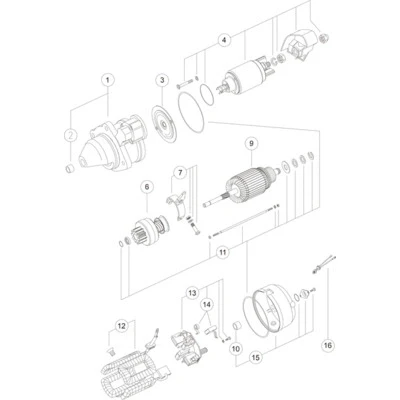 Bilde av MAHLE ORIGINAL MS 277 Starter 12V 2,7kW 9 89,0mm
