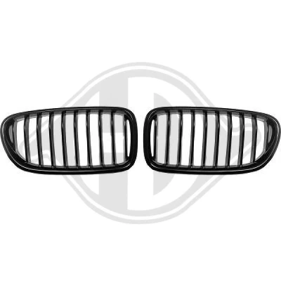 Bilde av DIEDERICHS HD Tuning 1225540 Radiatorgitter glanset, svart BMW: 5 Touring, Sedan