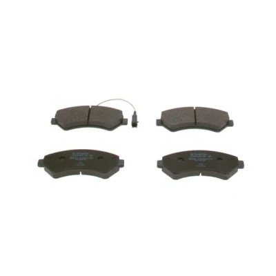 Bilde av BOSCH 0 986 494 580 Bremseklosser Low Metallic med integrert slitasjesensor antihyle blikk, skruer fjær, tilbehør