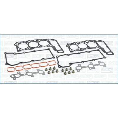 Bilde av AJUSA 52230700 Tetningssett, sylindertopp med sylinderhodepakning, ventilstangtetning MULTILAYER STEEL