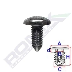 Bilde av Feste klips sett ROMIX C60643 LEXUS, TOYOTA