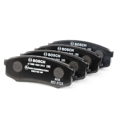 Bilde av BOSCH 0 986 424 313 Bremseklosser Low Metallic med montageanvisning TOYOTA: Land Cruiser Prado 120, 90, 150