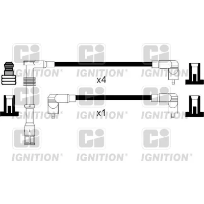 Bilde av QUINTON HAZELL XC438 Pluggledninger CI VOLKSWAGEN: GOLF 3, 2, Jetta 2
