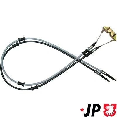 Bilde av JP GROUP 1270300600 Bremsekabel bak, senter 2x1455/1226 skive/trommel