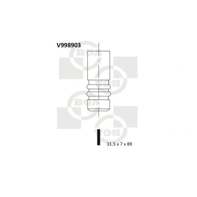 Bilde av Utløpsventil, audi,seat,skoda,vw, 038109611E, 38109611E