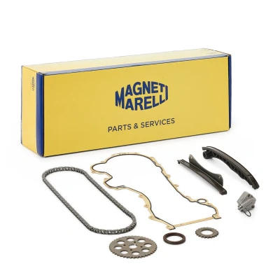 Bilde av MAGNETI MARELLI 341500000100 Registerkjedesett med tetning uten skruesett kjede lukket, simplex OPEL: Corsa D Hatchback