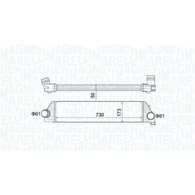 Bilde av MAGNETI MARELLI 351319205410 Ladeluftkjøler OPEL: Movano B Van