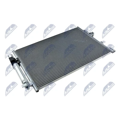Bilde av NTY CCS FR 022 Kondensator med tørker Aluminium 591 FORD: FOCUS 3, C Max 2, 3 Turnier