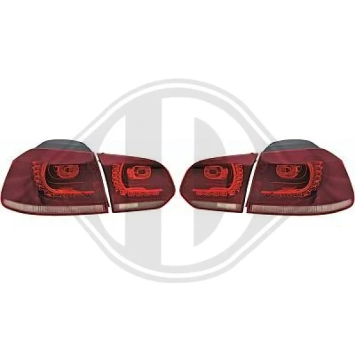 Bilde av DIEDERICHS 2215795 baklyssett VOLKSWAGEN: GOLF 6