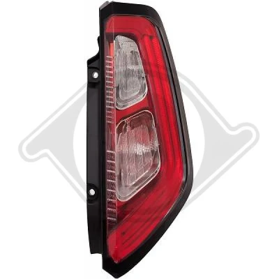 Bilde av DIEDERICHS 3457090 Baklykter høyre P21W, PY21W, LED