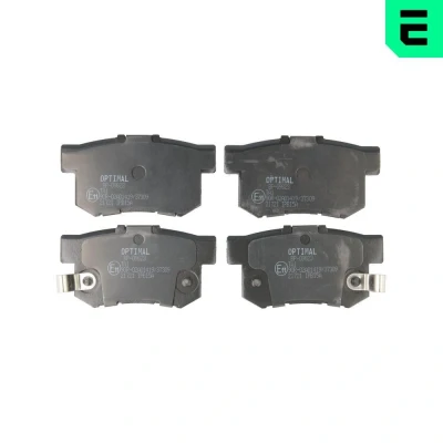 Bilde av OPTIMAL BP 09823 Bremseklosser bakaksel inkl. slitasjevarselkontakt uten antiskrike blikk HONDA: CR V 2, Accord 7 Limousine, Tourer