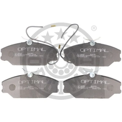 Bilde av OPTIMAL 9430 Bremseklosser framaksel inkl. slitasjevarselkontakt RENAULT: ESPACE 2, Super 5 Hatchback