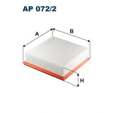 Bilde av FILTRON AP 072/2 Luftfilter 57 203 213 Filterinnsats OPEL: Corsa D Hatchback