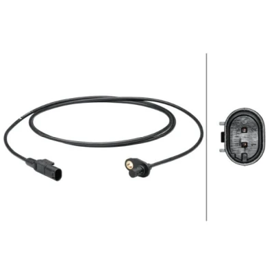 Bilde av HELLA 6PU 012 679 581 ABS sensor bakaksel aktiv 2 MERCEDES BENZ: Sprinter 5 T Flatvogn lastebil/Chassis