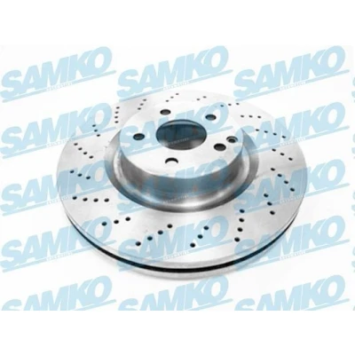 Bilde av SAMKO Bremseskive MERCEDES BENZ: E Klasse Coupé, Cabrio 344mm 32mm 5 perforert / ventilert belagt M2080VR 0004211512,2074210012,A0004211512