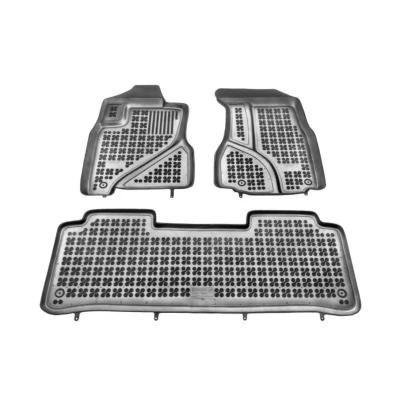 Bilde av REZAW PLAST 200912 Gulvmatte sett gummi foran og bak 3 svart Skreddersydd HONDA: CR V 2
