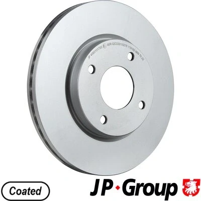 Bilde av JP GROUP 4063101700 Bremseskiver framaksel 280 24 4 ventilert belagt