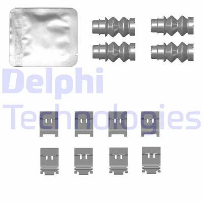 Bilde av DELPHI LX0772 Tibehørsett, skivebremse belegg PEUGEOT: 3008 II SUV, 5008 II, 308 Hatchback, TOYOTA: C HR