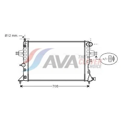 Bilde av PRASCO OLA2254 Radiator Aluminium 602 378 32 Kjøleribber satt sammen mekanisk OPEL: Zafira A, Astra G Classic Hatchback, Sedan