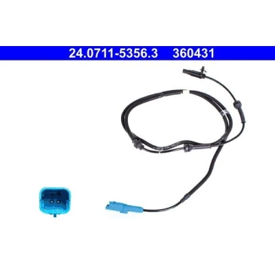 Bilde av ATE 24.0711 5356.3 ABS Sensor 1623 PEUGEOT: 508 I SW, Sedan