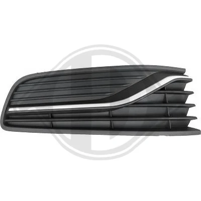Bilde av DIEDERICHS 2207148 Ventilasjonsgitter forkrommet kant høyre for kjøretøy uten tåkelykt VOLKSWAGEN: Polo V Hatchback