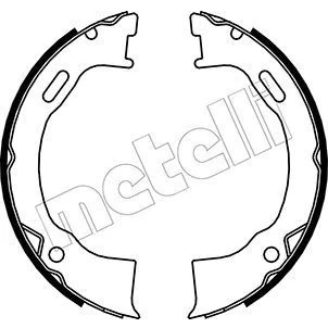 Bilde av Bremsesko sett, parkeringsbremse METELLI 53 0146