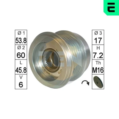 Bilde av ERA ZN5532 Frihjul Dynamo OPEL: Vectra C Caravan, Zafira B