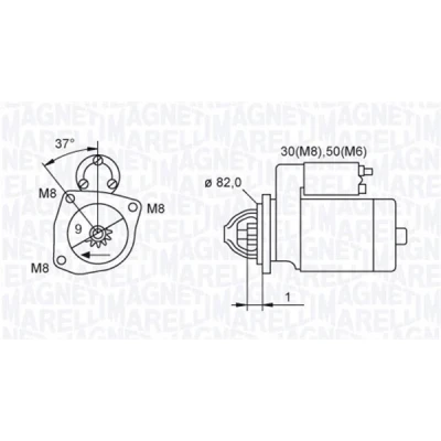 Bilde av Starter, citroën,fiat,peugeot, 13 470 580 80, 5802 AQ