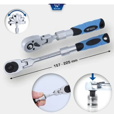 Bilde av KS TOOLS BT020997 Reversibel skralle 6,3 (1/4&quot;)