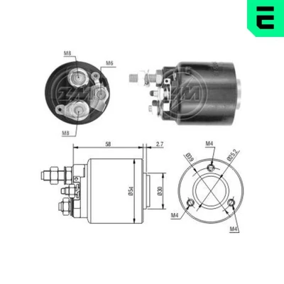 Bilde av Magnetbryter, starter, daewoo,mercedes benz,opel,vauxhall