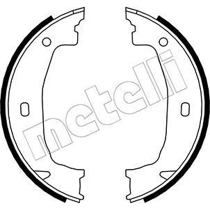 Bilde av Bremseskosett, parkeringsbrems, Bakaksel, alpina,bmw, 34 21 2 213 310, 41 1 163 244, 165 968, 986, 6 755 27