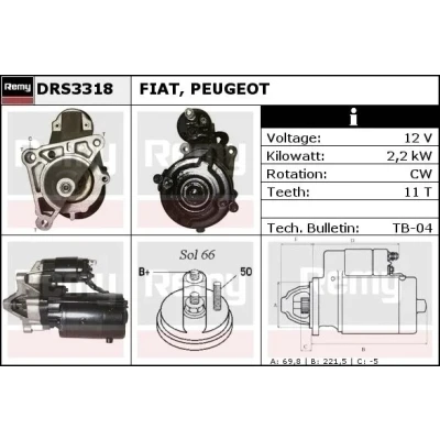 Bilde av Starter REMY DRS3318