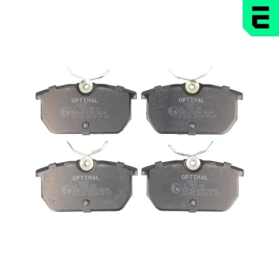 Bilde av OPTIMAL BP 09460 Bremseklosser bakaksel ikke klargjort for slitasjeindikator ALFA ROMEO: 155, Spider, GTV, LANCIA: Thema Stasjonsvogn, FIAT: Barchetta