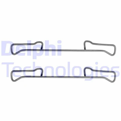 Bilde av DELPHI LX0155 Tibehørsett, skivebremse belegg PEUGEOT: 306 Hatchback, OPEL: Astra F Caravan