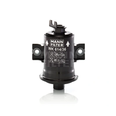Bilde av MANN FILTER WK 614/36 Drivstoffilter ledningsfilter TOYOTA: Corolla VIII Compact, VII Liftback