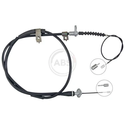 Bilde av Kabel, parkeringsbremse, Bakre venstre, Høyre bak, nissan navara, pick up, 36531 2S410