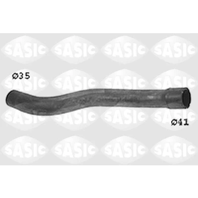 Bilde av SASIC SWH6762 Radiatorslange nedre venstre OPEL: Astra F CC