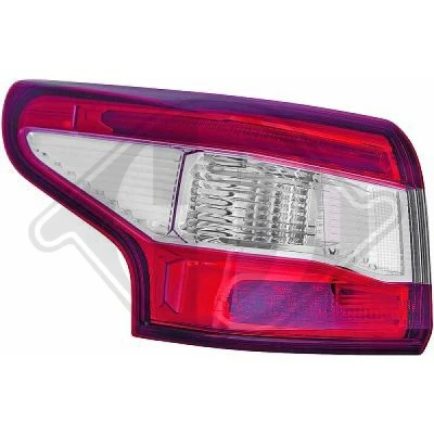 Bilde av DIEDERICHS 6046891 Baklykter venstre ytre del PY21W NISSAN: Qashqai 2
