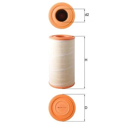 Bilde av MAHLE ORIGINAL LX 619/1 Luftfilter 499,0 249,0 Filterinnsats