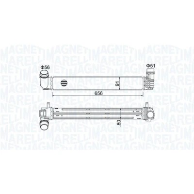 Bilde av MAGNETI MARELLI 351319204730 Ladeluftkjøler RENAULT: SCENIC 3, MEGANE 3 Grandtour