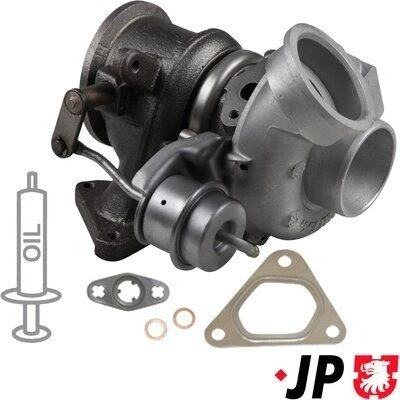 Bilde av JP GROUP 1317402700 Turbolader Eksosturbolader inkl. tetningssett MERCEDES BENZ: Sprinter 3 T Flatvogn lastebil/Chassis, 2 Van
